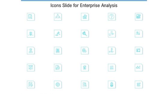 Icons Slide For Enterprise Analysis Ppt Slides Visuals PDF