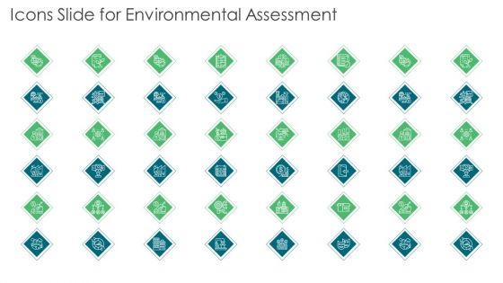 Icons Slide For Environmental Assessment Ppt File Outline PDF