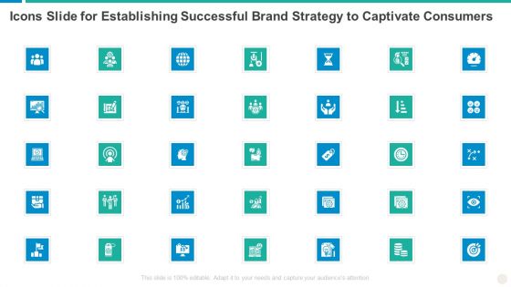 Icons Slide For Establishing Successful Brand Strategy To Captivate Consumers Elements PDF