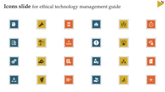 Icons Slide For Ethical Technology Management Guide Ppt Ideas Picture PDF