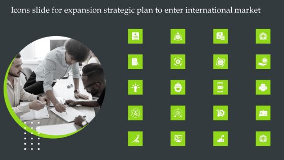 Icons Slide For Expansion Strategic Plan To Enter International Market Introduction PDF