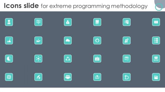 Icons Slide For Extreme Programming Methodology Structure PDF