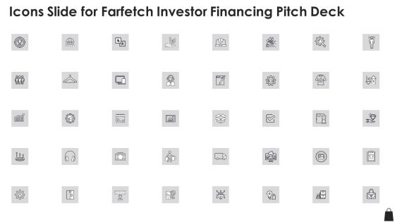 Icons Slide For Farfetch Investor Financing Pitch Deck Ideas PDF