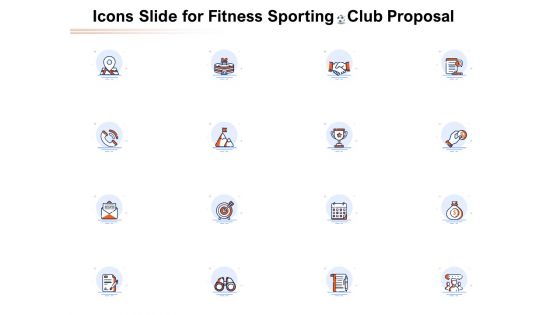 Icons Slide For Fitness Sporting Club Proposal Ppt PowerPoint Presentation Slides Demonstration PDF