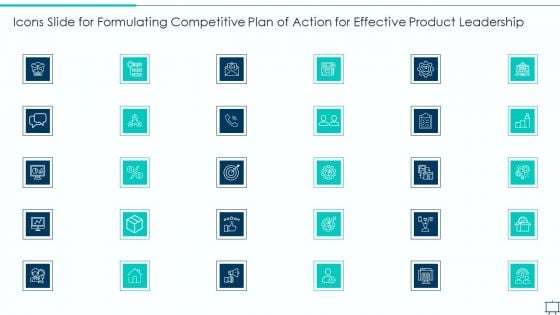 Icons Slide For Formulating Competitive Plan Of Action For Effective Product Leadership Guidelines PDF