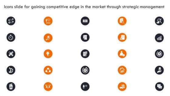 Icons Slide For Gaining Competitive Edge In The Market Through Strategic Management Diagrams PDF