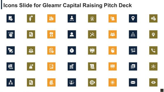 Icons Slide For Gleamr Capital Raising Pitch Deck Ppt Show Example Introduction PDF