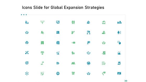 Icons Slide For Global Expansion Strategies Ppt Pictures Examples PDF