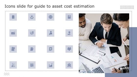 Icons Slide For Guide To Asset Cost Estimation Guide To Asset Cost Estimation Clipart PDF