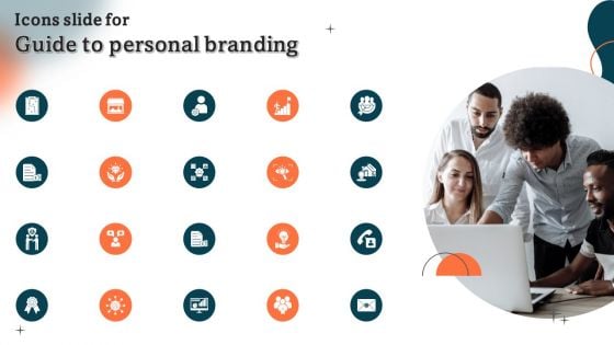 Icons Slide For Guide To Personal Branding Template PDF