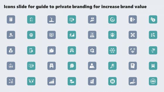 Icons Slide For Guide To Private Branding For Increase Brand Value Elements PDF