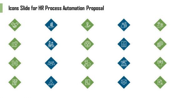 Icons Slide For HR Process Automation Proposal Themes PDF