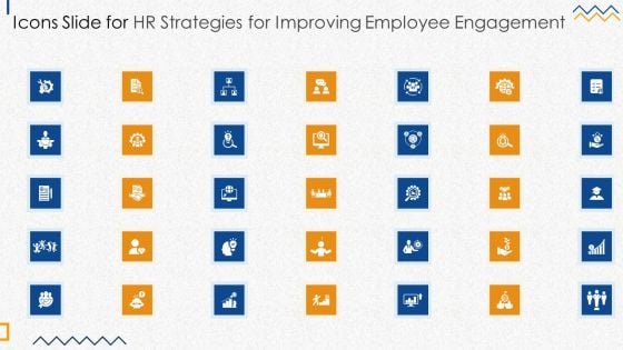 Icons Slide For HR Strategies For Improving Employee Engagement Infographics PDF