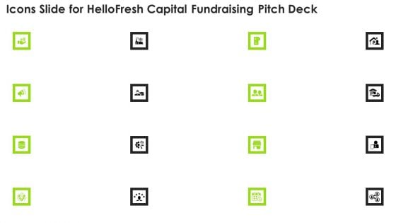 Icons Slide For Hellofresh Capital Fundraising Pitch Deck Information PDF