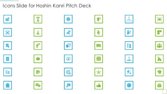 Icons Slide For Hoshin Kanri Pitch Deck Sample PDF