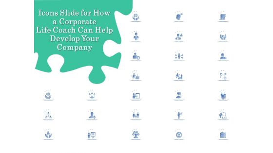 Icons Slide For How A Corporate Life Coach Can Help Develop Your Company Microsoft PDF