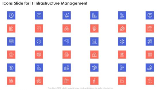 Icons Slide For IT Infrastructure Management Sample PDF
