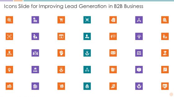 Icons Slide For Improving Lead Generation In B2B Business Formats PDF
