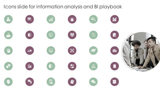 Icons Slide For Information Analysis And BI Playbook Template PDF