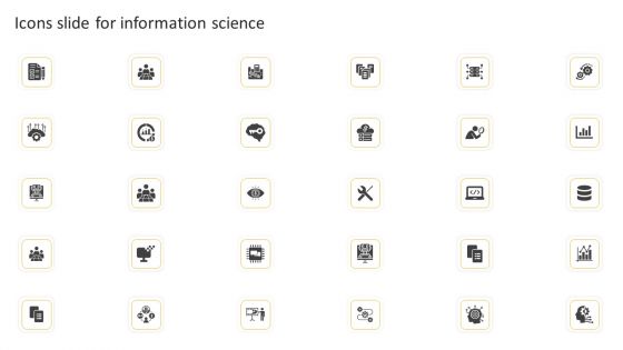 Icons Slide For Information Science Ppt PowerPoint Presentation Infographics Show PDF