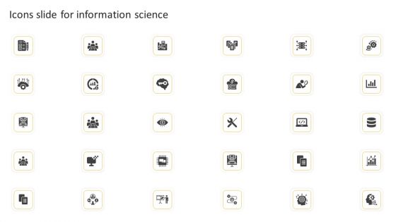 Icons Slide For Information Science Ppt PowerPoint Presentation Infographics Show PDF