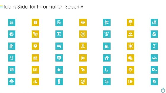 Icons Slide For Information Security Ppt Slides Brochure PDF