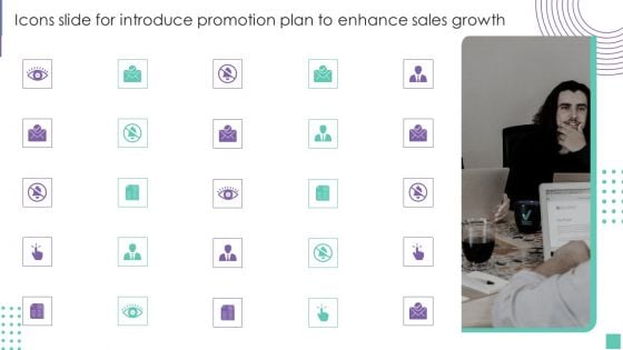 Icons Slide For Introduce Promotion Plan To Enhance Sales Growth Information PDF