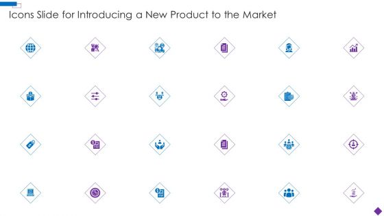 Icons Slide For Introducing A New Product To The Market Topics PDF