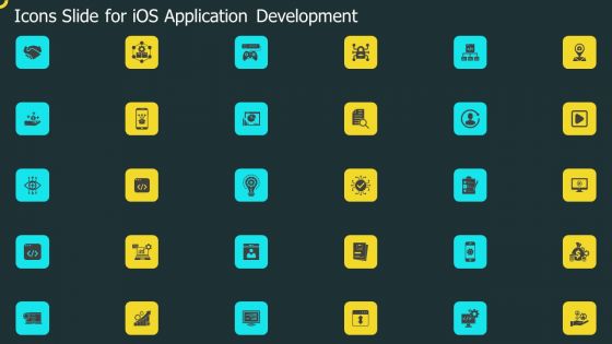 Icons Slide For Ios Application Development Microsoft PDF