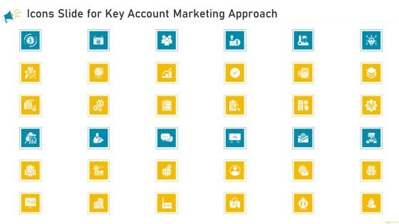 Icons Slide For Key Account Marketing Approach Elements PDF