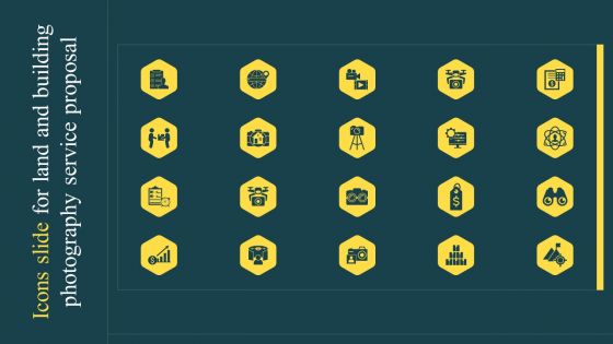Icons Slide For Land And Building Photography Service Proposal Ppt Slides Professional PDF