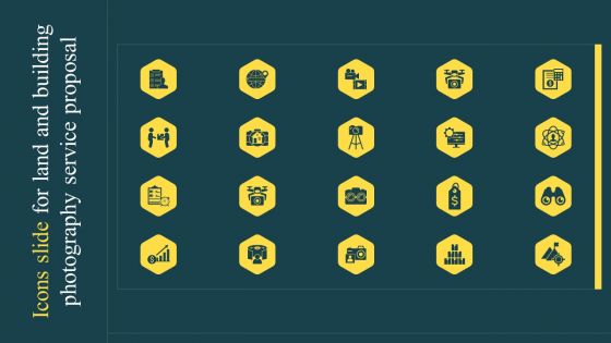 Icons Slide For Land And Building Photography Service Proposal Ppt Slides Professional PDF