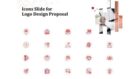 Icons Slide For Logo Design Proposal Ppt Slides Background Image PDF