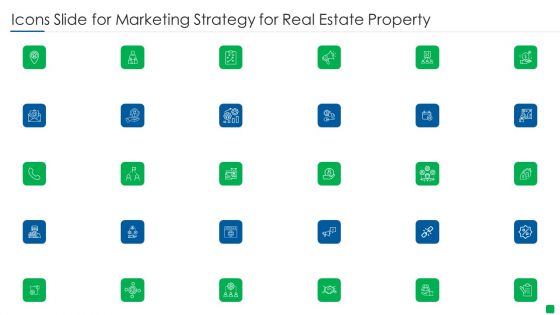 Icons Slide For Marketing Strategy For Real Estate Property Microsoft PDF