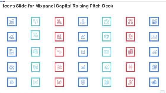 Icons Slide For Mixpanel Capital Raising Pitch Deck Summary PDF Sample PDF