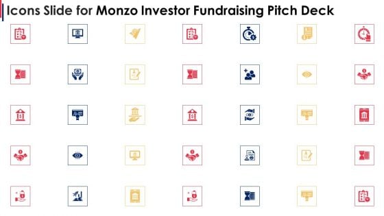 Icons Slide For Monzo Investor Fundraising Pitch Deck Elements PDF