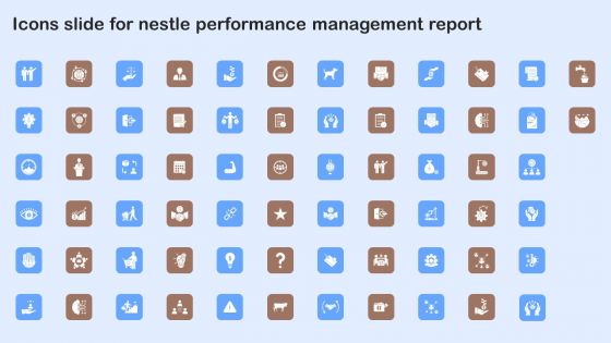 Icons Slide For Nestle Performance Management Report Ppt Icon Vector PDF