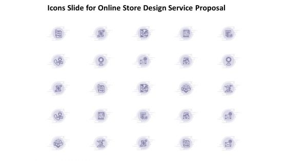 Icons Slide For Online Store Design Service Proposal Ppt PowerPoint Presentation Show Display