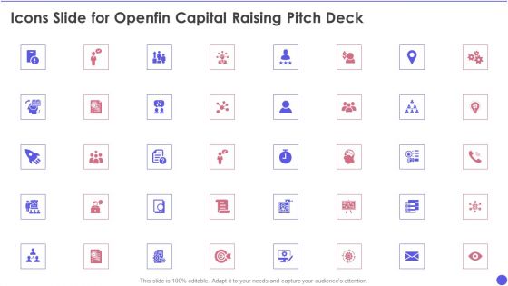 Icons Slide For Openfin Capital Raising Pitch Deck Ppt Styles Slide PDF