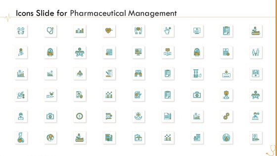 Icons Slide For Pharmaceutical Management Ppt Layouts Tips PDF