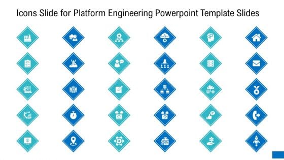 Icons Slide For Platform Engineering PowerPoint Template Slides Summary PDF