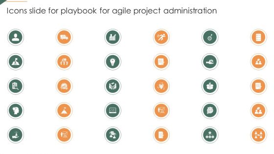 Icons Slide For Playbook For Agile Project Administration Professional PDF