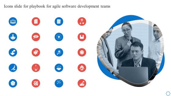 Icons Slide For Playbook For Agile Software Development Teams Ideas PDF