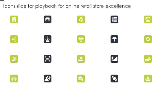 Icons Slide For Playbook For Online Retail Store Excellence Download PDF