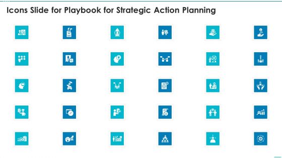 Icons Slide For Playbook For Strategic Action Planning Download PDF