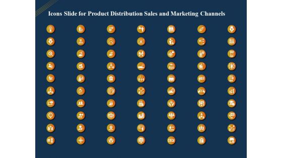 Icons Slide For Product Distribution Sales And Marketing Channels Ppt Ideas Aids PDF