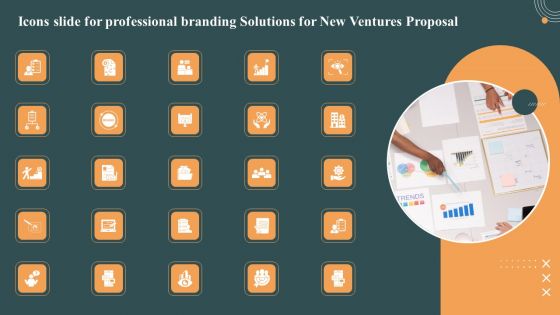 Icons Slide For Professional Branding Solutions For New Ventures Proposal Sample PDF