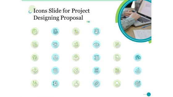 Icons Slide For Project Designing Proposal Ppt Icon Example PDF