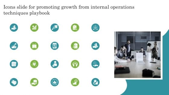 Icons Slide For Promoting Growth From Internal Operations Techniques Playbook Guidelines PDF