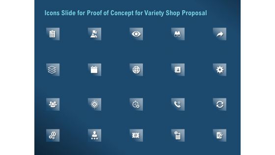 Icons Slide For Proof Of Concept For Variety Shop Proposal Slides PDF